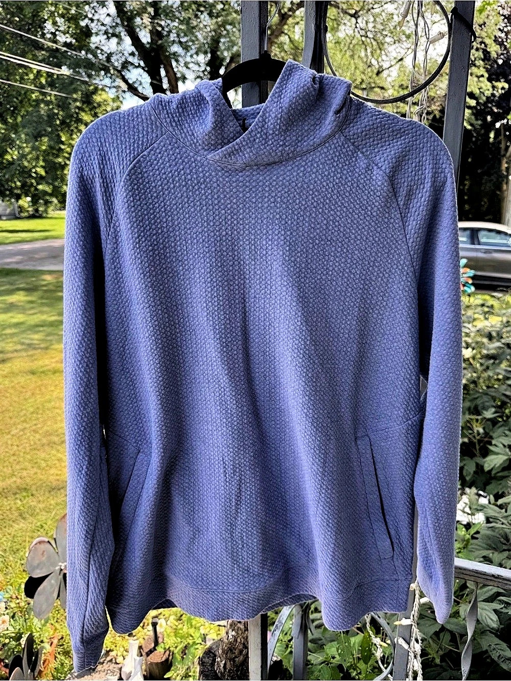 Lululemon Textured Tech Hoodie Purple